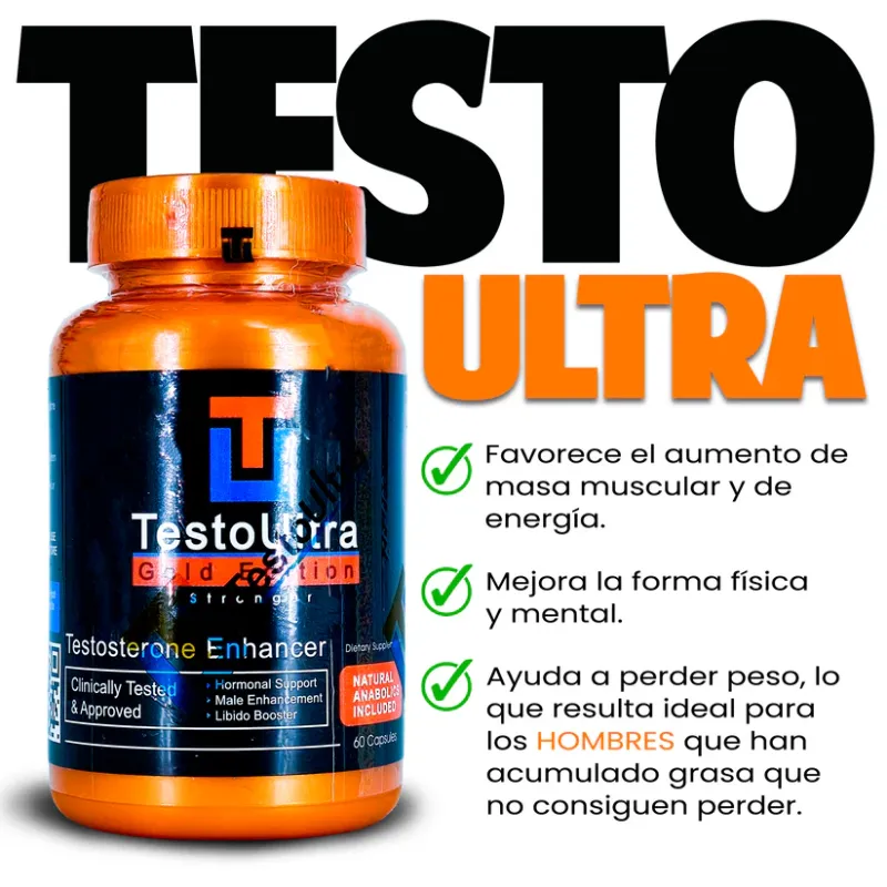 Comprar Testo Ultra Gold Edition en Electroshopy - Ángulo 2